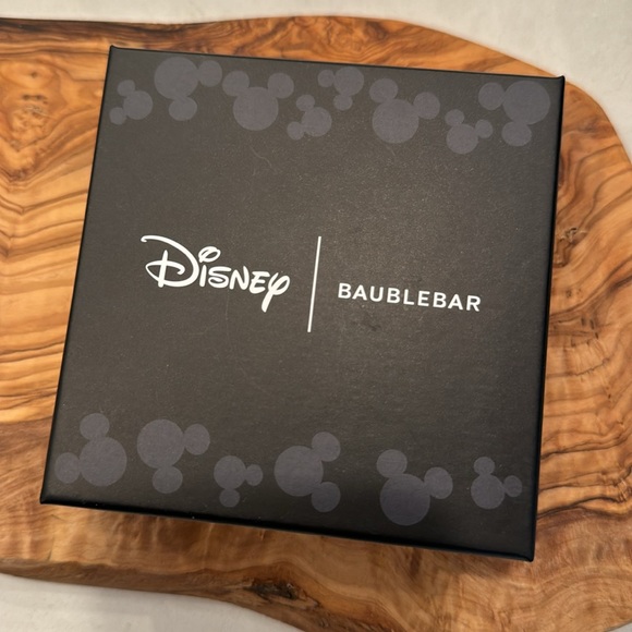 Disney X Baublebar Mickey Mouse Devil Horns Halloween Stud Earrings NIB - Picture 2 of 2